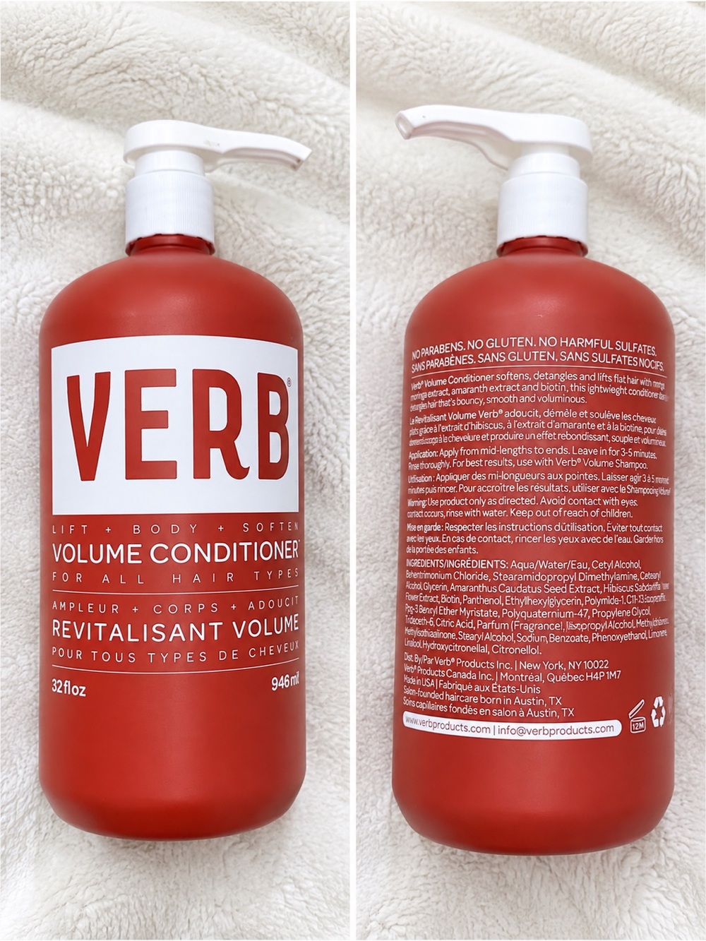 NEW Verb Volume Conditioner Jumbo 32 oz / 946 mL